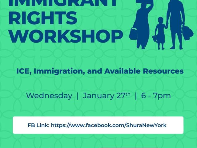 Immigrant Rights Workshop with CAIR-New York